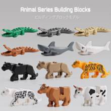 Animal Series Model Figures Big Building Blocks Animals Educational Toys For Kids Children Gift Compatible With Legoed Duploed 2024 - buy cheap