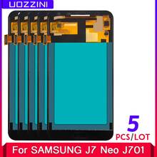 5 Pcs/Lots Copy OLED LCD Screen For SAMSUNG Galaxy J7 J701 Neo J701 J701F J701M J701MT 5.5" Inch Display Touch Screen Digitizer 2024 - buy cheap