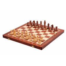 New Wooden Chess Set 48*48cm King Height 9mm Chess Pieces Floding Chessboard Staunton German Riders Chess Game Set IK3 2024 - buy cheap