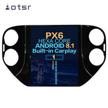 Aotsr Tesla 10.4“  Vertical screen Android 8.1 Car DVD Multimedia player GPS Navigation For Volkswagen Tiguan 2010-2016 carplay 2024 - buy cheap