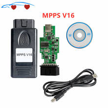 MPPS V16.1.02 ECU чип тюнинг Inkl CHECKSUM чтение и запись вспышка для EDC15 EDC16 EDC17 2024 - купить недорого