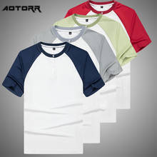 Camiseta deportiva informal para hombre, camisa de manga corta con botones y cuello redondo, Color sólido, 6 colores, el mejor vendedor de verano, 2021 2024 - compra barato