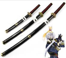 Touken ranbu online nikkari aoe katana espada de madeira faca lâmina arma cosplay adereços frete grátis 2024 - compre barato