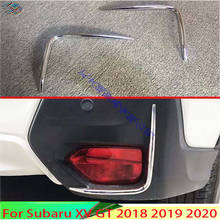 Reflector trasero para Subaru XV 2018 2019 ABS cromado, luz antiniebla, lámpara embellecedora, marco de estilismo, guarnición 2024 - compra barato