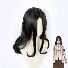 The Final Season Pieck Finger Black Wig Cosplay Costume Attack On Titan Heat Resistant Synthetic Hair Women Carnival Party Wigs 2024 - buy cheap