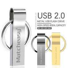 Metal pen drive 64GB memoria gray usb flash drive 8GB 4GB flash usb 2.0 pendrive 16GB 32GB cle usb stick 128GB Free custom logo 2024 - buy cheap