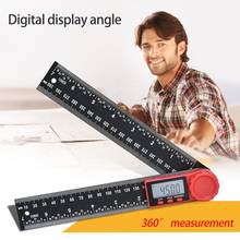 Medidor digital de ângulos, régua transferidora, inclinômetro, goniômetro, graduação angular, ferramenta de medição de nível, 0-200mm 2024 - compre barato