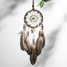 Wind Chimes Retro Feather Dream Catcher Handmade Tree Of Life Dream Catchers With Feathers Wall Hanging Creative Home Decor 2024 - buy cheap