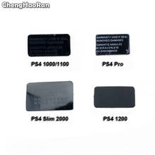 ChengHaoRan-etiqueta adhesiva de repuesto para consola Sony Playstation 4 PS4, 1000, 1100, 1200 Pro Slim 2000, 2 uds. 2024 - compra barato