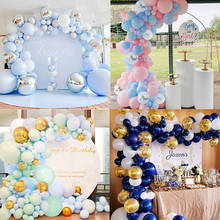1 комплект, синие шары + воздушный шар, арочный комплект, вечерние шары, свадебная гирлянда, синий декор, Свадебные Воздушные шары, свадебное украшение 2024 - купить недорого