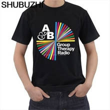 Мужская футболка с короткими рукавами, хлопковая свободная футболка с короткими рукавами, выше и выше, Группа терапия, размеры S, M, L, XL, 2XL, 5XL, Harajuku, sbz6152 2024 - купить недорого