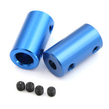 Acoplador de eje Flexible azul, pieza de tornillo, aleación de aluminio, orificio de acoplamiento de 5mm y 8mm, piezas de impresoras 3D para accesorios de Motor paso a paso 2024 - compra barato