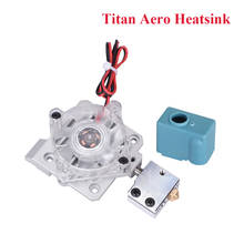 High Quality Titan Aero Heatsink Hotend For Titan Extruder Nozzle Heater Block V6 Hotend Extruder Reprap i3 mk8 3D Printer Parts 2024 - buy cheap