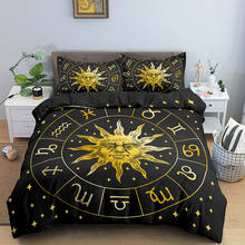 Astrology Horoscope With Signs Bedding Set Colorful Sun And Moon Duvet Cover King Queen Size Comforter Covers Sets Pillowcase 2024 - buy cheap