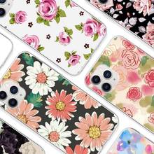 For Women Noble Flowers Cellphone Cover For Huawei P20 P40 Lite P30 Pro P Smart 2019 Nova 3e 6 Se Clear Case 2024 - buy cheap