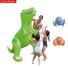 Piscina inflável para bebês, dinossauro, acessórios de piscina, pulverizador de polvo inflável para crianças 2024 - compre barato