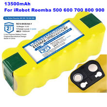 Аккумулятор 13500 мАч для iRobot Roomba 500 530 540 550 900 Series пылесос 600 620 650 700 770 780 870 790 800 560 батарея 2024 - купить недорого