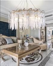 Light luxury post-modern copper branch crystal chandelier French living room dining room lamp American minimalist designer villa 2024 - buy cheap