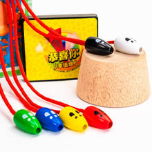 Bebê brinquedos de força intelectual pai criança brinquedo criativo de madeira gato captura mouse jogo desktop crianças brinquedos interativos 2024 - compre barato