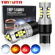 Tintuta-lâmpada led de sinal para carro, 1 peça, t20, w21/5w, 7443, w21w 7440, w21/5w, canbus 3030, 21smd, led, luzes de ré, iluminação 2024 - compre barato