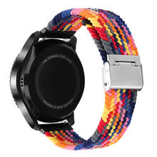 Нейлоновый Плетеный ремешок 20 мм/22 мм для Samsung Galaxy Watch Gear S3/active 2, сменный Браслет для Huawei Watch GT 2e 2 Pro 2024 - купить недорого