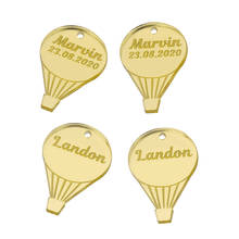 20PCS Personalized Name Tags Hot Air Balloon Acrylic Invitation Cards Chocolate Tag Logo Party Baby Shower Guest Wedding Decor 2024 - buy cheap