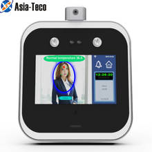 TCP\IPTemperature measurement face recognition terminal Employee Time attendance face dynamic access control 5 inch Touch Screen 2024 - buy cheap