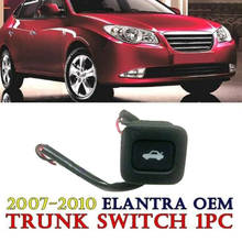 Interruptor da tampa do porta-malas traseiro, botão aberto, hyundai elantra/avte hd 2007-2010 (preto) 2024 - compre barato