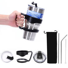 1PCS Handle + 1PCS Leakproof Lid + 1PCS Straw Lid + 2PCS Drinking Straws + 1PCS Cleaning Brush + 1PCS Pouch for Yeti 30OZ Cups 2024 - buy cheap