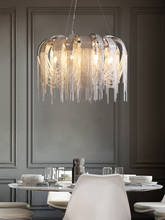 Люстра с кисточками в итальянском стиле, роскошная креативная лампа для гостиной, дизайнерский светильник для виллы, столовой, спальни 2024 - купить недорого