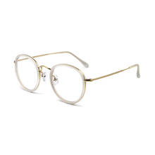 Eyeglasses Prescription Glasses Round Metal TR90 Frame Women Lady Retro Spectacles Vintage New Fashion 2188 2024 - buy cheap