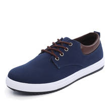 New 2021 Men Canvas Shoes Sneakers Lace Up Spring Summer Flat Comfortable Sneakers Students Skateboard Casual Shoes Size 38-45 2024 - buy cheap