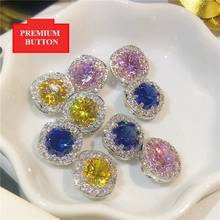 5Pcs  Luxurious Crystal Diamond  Buttons Suit Button for Clothing DIY Sewing Accessories For Needlework Handy Work 2024 - buy cheap