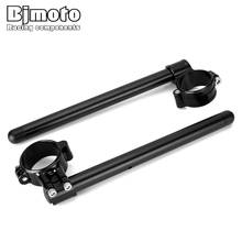 Motorcycle Handlebar 33/35/37/41/43/45/47/48/50/51/53/54/55mm Clip On Ons Fork Handlebars Adjustable Handle Bar Cafe Racer 2024 - buy cheap