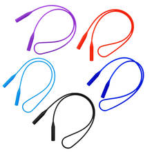 5 Pieces Silicone Eyeglasses Sunglasses Strap Glasses Sunglasses Sports Cord Holder 5 Colors 2024 - buy cheap