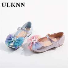 ULKNN-zapatos planos de cuero para niñas, zapatillas planas azules de moda, para primavera 2021 2024 - compra barato
