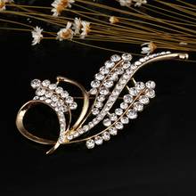 ZOSHI Elegant Women Crystal Flower Brooches Pins Romantic Brooches for Women Wedding Party Jewelry Gift 2024 - buy cheap