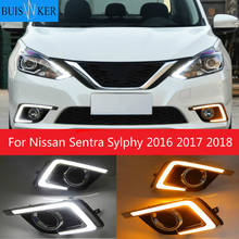 Faros delanteros LED de circulación diurna, luces antiniebla DRL para Nissan Sentra Sylphy 2016 2017 2018, 2 uds. 2024 - compra barato