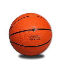 Mini pelota de baloncesto divertida portátil, amarilla, entrenamiento de goma, tamaño pequeño para interior, juego deportivo 2024 - compra barato