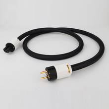 Hi-end PCOCC Power Cable Hifi Audio EU Power Cord Plug Schuko Power Cable With Gold Plated Power Plug Connector 2024 - buy cheap
