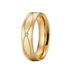 gold color women wedding ring Vintage Engagement Ring free shipping jewelry 2024 - buy cheap