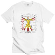 Мужская хлопковая футболка с коротким рукавом, с принтом японского героя 2024 - купить недорого