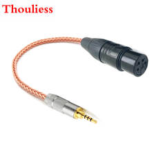 Thoulies 7N Single Crystal Copper 2.5mm TRRS Balanced Male to 4pin XLR Balanced Female Audio Adapter Cable 2.5mm to XLR Balanced 2024 - buy cheap