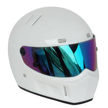 FRP-casco de motocicleta de cara completa, carcasa dura, ATV-1 para Karting, coche/motocicleta/ATV, certificación DOT 2024 - compra barato