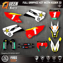 Queen X Custom Team Graphics Decals Stickers Kit For Husqvarna Sticker Decal 2014-15 TC FC 2015-16 FE TE 125 to 450cc  17 2024 - buy cheap