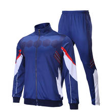 Мужской костюм для бега, тренировочный костюм из футбольной ткани с сублимацией, 2019 2024 - купить недорого