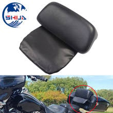 Almofada de encosto com trava para motocicleta, preto, navalha, porta-malas, viagem para harley touring, electra, street glide, rei da estrada, ultra limitado, baixa flhtkl 2024 - compre barato