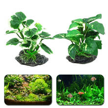 Simulation Artificial Fake Grass Plants Aquarium Decor Water Weeds Ornament Plant Fish Tank Aquarium Grass Decoration 10cm 2024 - buy cheap