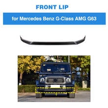 Front Bumper Lip Splitters For Mercedes-Benz G Class G63 AMG 2019 Front Bumper Lip Carbon Fiber 2024 - buy cheap