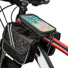 Cycling Handlebar Pannier Saddle Pouch Phone Holder Handlebar Bag Basket Bike Bicycle Insulated Front Bag Basket 2024 - buy cheap